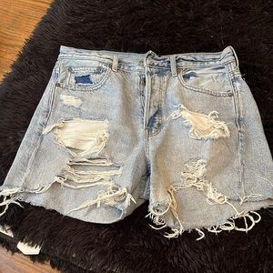 AE Jean high rise shorts